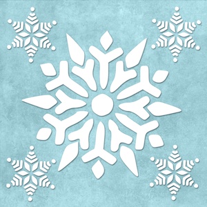 snowflake-cutout-background